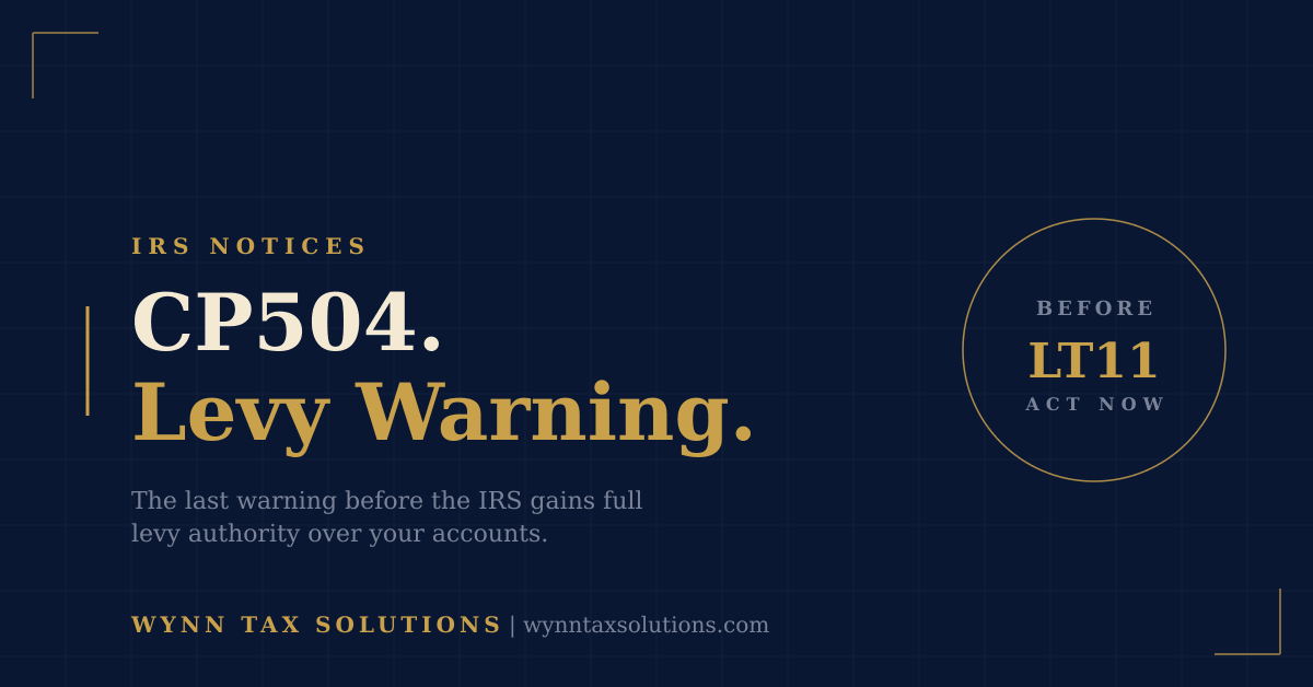 CP504 Explained: Why the IRS Is Threatening Your State Refund and What Comes Next