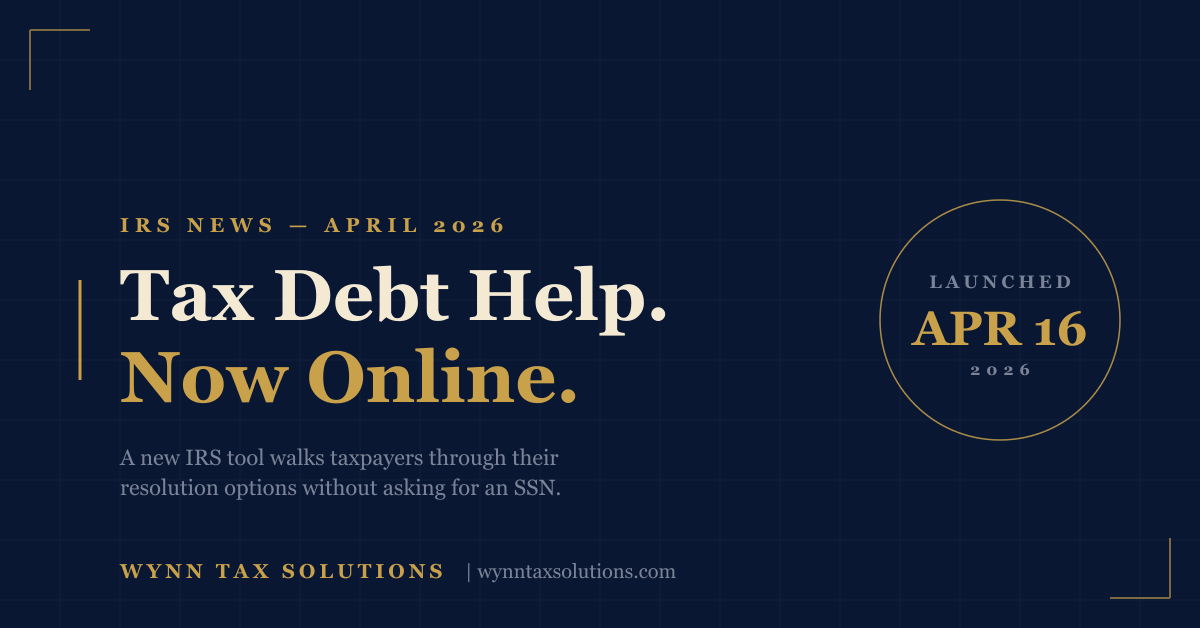 The IRS Just Launched a 'Tax Debt Help' Online Tool — Here's What It Actually Does